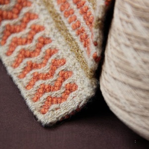 Van Sen Fashion Dyed Anti-Pilling Wool Blended <b>Yarn</b> 2/16Nm 85% RWS Merino Wool 15% Recycled Nylon Brown Hand Knitting <b>Yarn</b> - Product Image 5