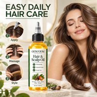 Serum Minyak Pertumbuhan Rambut OEM 9 in 1 Top Raw Biotin Peptide, Meningkatkan Kekuatan Kulit Kepala dan Akar Rambut, Rambut Lebih Tebal, Kuat, dan Berkilau