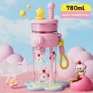 Botella de Agua ZB de 780 ml, Linda y con Dibujos Animados, Libre de BPA, a Prueba de Fugas, Apta para Lavavajillas, Ecológica, con Infusor de Té, para Niños, Regalo - Product Image 2
