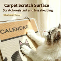 Griffoir pliable en sisal pour chat, modèle A-frame, pour intérieur, avec plateau remplaçable, mobilier pour animaux de compagnie