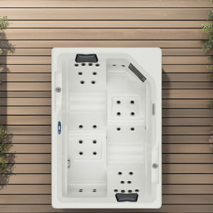 Vasca Idromassaggio da Esterno Autoportante dal Design Moderno, Forma Rettangolare, <span class=keywords><strong>Spa</strong></span> per 2 Persone con 34 Getti, Facile da Montare, Garanzia 3 Anni - Product Image 5