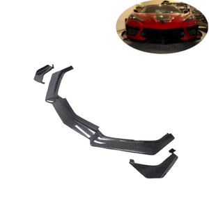 Nouvelle lèvre avant en fibre de carbone C8, style Z07, spoiler de pare-chocs avant pour Chevrolet <span class=keywords><strong>Corvette</strong></span> C8, mise à niveau - Product Image 1