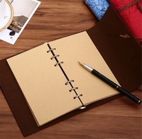 A5 A6 A7 cahier à feuilles mobiles recharge reliure à spirale ligne de page intérieure grille d'artisanat vierge à l'intérieur du papier papeterie cahier