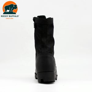 Botas Tácticas Rocky <span class=keywords><strong>Buffalo</strong></span> de Cuero Negro, Resistentes al Agua, Fáciles de Limpiar, con Protección de Tobillo - Product Image 4