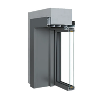 Pour les portes de salle de bain intérieures en verre modernes Floride Miami-Dade Portes à charnières à impact ouragan approuvées pour la cuisine et la salle à manger
