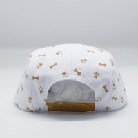 Casquette de camp en coton à impression numérique 5 panneaux de taille multiple personnalisée chapeau de coureur pour enfants chapeau de camping-car respirant pour enfants homme