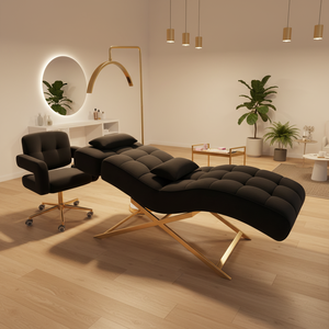 Lettino per ciglia con regolazione testa, nuovo, per ciglia arricciate, lettino da massaggio per salone di bellezza, lettino per ciglia, lettino per trattamenti viso - Product Image 3