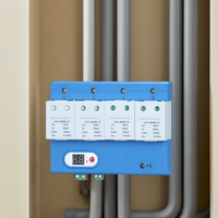 Protecteur de surtension AC SPD 100KA 1P 2P 3P 4P 275V T2 pour équipement électronique Dispositif de protection contre la foudre