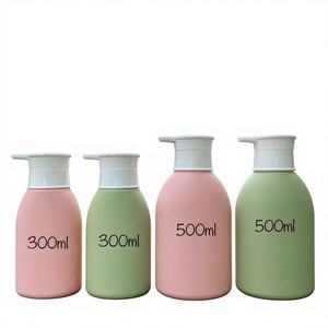 Botella de Plástico HDPE de Lujo Personalizada de 300ml 500ml con Bomba y Serigrafía para Champú, Gel de Ducha, Jabón Corporal, Fabricante Pavico Vietnam - Product Image 1