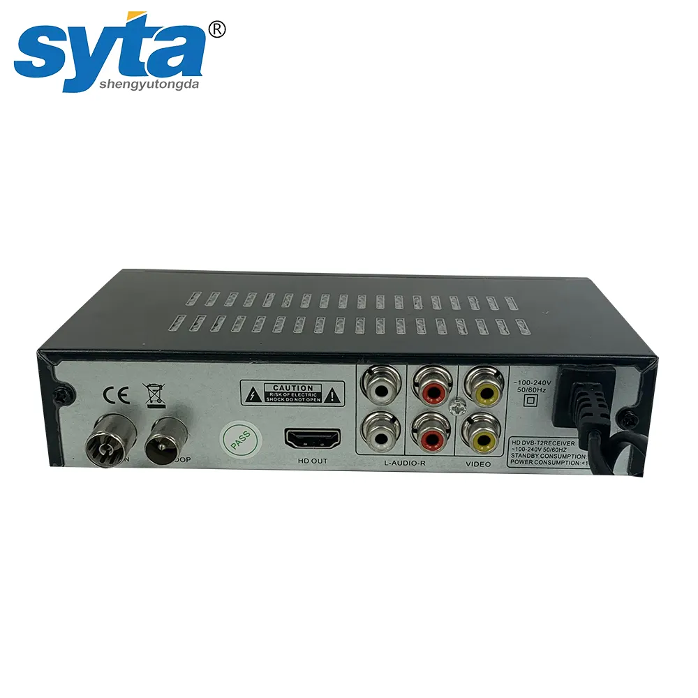 Decodificatore di SYTA Indonesia stb dvb t2 H 264 MPEG-4 ricevitore T2