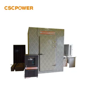 Stainless steel solar commercial ice cream storage cold room/freezer room