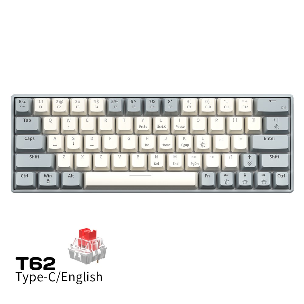 T62-63Keys- White Grey
