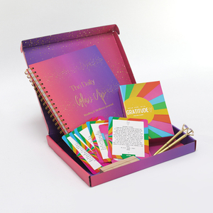 Stampa di Gold Foil Bullet Daily Journal Kit personalizzato per bambini Set di cancelleria per ragazze adolescenti Planner e Kit proiettile con scatola e penna - Product Image 3