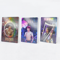 Étoile personnalisée Carte de jeu holographique livre photo Personnage personnalisé Conception Uv Cartes de jeu Impression carte à collectionner