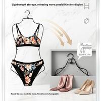 Cintres à maillots de bain les plus vendus, cintres métalliques pour robes de soirée, présentoirs pour vêtements adultes
