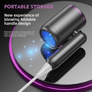 Secador de Pelo Iónico Profesional Portátil de Alta Velocidad y Gran Potencia con Iones Negativos, Secador de Pelo sin Aspas de la Mejor Calidad - Product Image 1