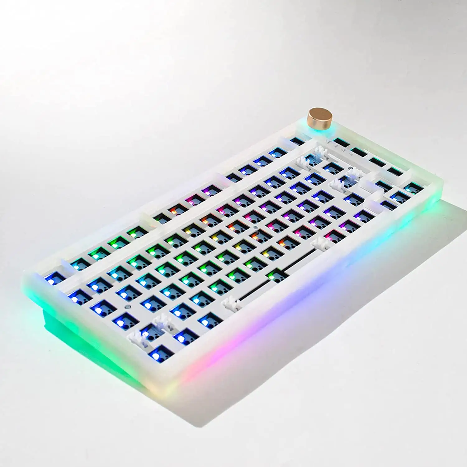 60 Percent OEM Mechanical Keyboard DIY Kit Aluminum CNC Development RGB Hot Swappable Keyboard Kit