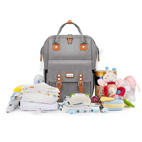 Benutzer definierte große Kapazität wasserdichte Windel Rucksack für Frauen Fashion Factory Outdoor Mama Windel tasche Umhängetasche