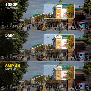 Techage phát hiện khuôn mặt 5MP CCTV Home an ninh NVR Kit ngoài trời PoE máy ảnh hệ thống an ninh với microphone - Product Image 3