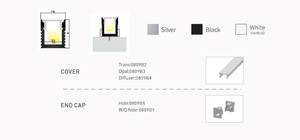 Nuovo sottile 2m, 3m Led profilo di <span class=keywords><strong>plastica</strong></span>, Led profilo di montaggio - Product Image 6