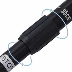 เสาเดินป่าแบบยืดหดได้ทำจากอลูมิเนียมอัลลอยด์ 52-135 ซม. น้ำหนักเบา พร้อมระบบดูดซับแรงกระแทกแบบสปริง สำหรับการเดินป่าและปีนเขา - Product Image 4