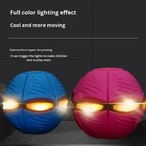 <span class=keywords><strong>Balle</strong></span> élastique en plastique, jouet pour enfants, soucoupe <span class=keywords><strong>volante</strong></span> magique, <span class=keywords><strong>balle</strong></span> de déformation, <span class=keywords><strong>balle</strong></span> <span class=keywords><strong>lumineuse</strong></span> rebondissante pour bébés garçons - Product Image 3