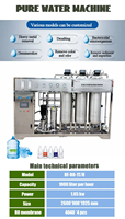 Machine de traitement de l'eau RO Machine à eau pure RO 1000 litres par heure