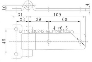 Bản lề <span class=keywords><strong>Trailer</strong></span>, bản lề xe tải, bản lề tủ cho tủ điện, Phụ tùng xe tải - Product Image 2