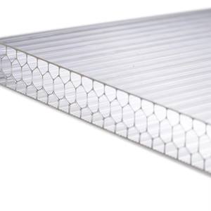 Panneaux transparents résistants aux intempéries de 12 mm, plaque <span class=keywords><strong>alvéolaire</strong></span> en <span class=keywords><strong>polycarbonate</strong></span> pour serre - Product Image 2