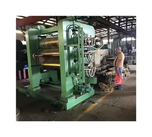 Línea de producción de película de PVC, máquina de molino de rollo de calandrado de goma de 2, 3 y 4 rollos