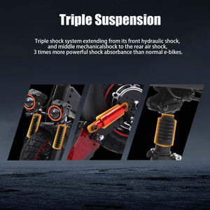 USA Warehouse Hot Light Weight <strong>E</strong>-scooter 48V15ah Disc Brake Aluminum 2 <strong>Wheels</strong> 10 Inch Folding Pocket Electric Scooter With Seat - Product Image 5