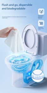 Lingettes humides jetables non tissées, écologiques et biodégradables pour l'hygiène féminine après la toilette, rafraîchissantes - Product Image 3