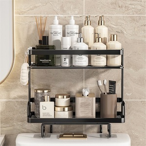 Estante de Almacenamiento Moderno para Baño, Desmontable, de Aleación de Zinc, para Tanque de Agua, sin Perforaciones, para Colocar sobre el Inodoro - Product Image 3