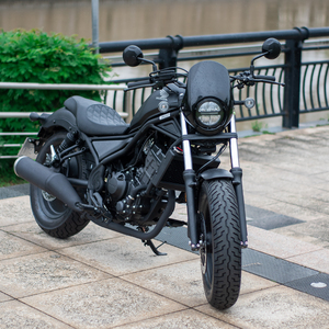 REBEL <span class=keywords><strong>CM300</strong></span>摩托车ABS塑料前围前照灯整流罩盖，带挡风玻璃和前叉安装 - Product Image 5