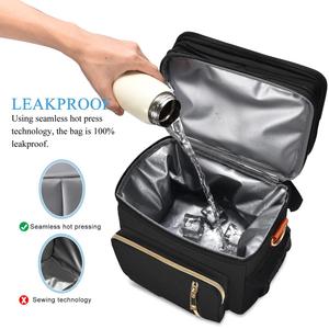 Lunch Bag Lunch Box for Men Women Double Deck Leakproof Insulated Cooler Bag - Product Image 4