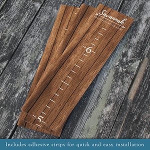 Règle de croissance en bois style ferme pour enfants, pour garçons et filles - Product Image 4