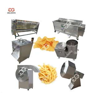 Semi Automático Low Cost French Fries Processing Equipment Batata Chips Fazendo Máquina Na Índia