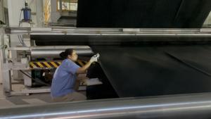 Premium Flexible Smooth/Textured Black <b>Geomembrane</b> for Landfill Containment & Fishpond Seepage Prevention - Product Image 4