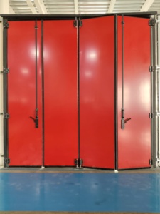 Puertas Batientes Industriales de Alta Calidad con Funciones Antiviento y Antipolvo, Adecuadas para Fábricas, Garajes y Almacenes. - Product Image 6