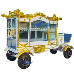 New Steel Luxury Funeral Hearse Truck Horse Carriage Special transportation Electric Trade Trailer Direct From China - Product Image 4