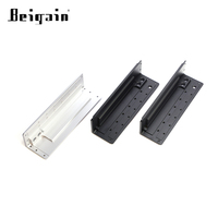 Support triangulaire en alliage d'aluminium usiné sur mesure par CNC avec revêtement anodisé - Plaque de fixation métallique