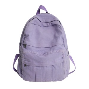 Zaino in tela Vintage Unisex di nuova moda con Logo personalizzato zaino da viaggio di grande capacità per studenti zaino da donna scuola portatile - Product Image 1