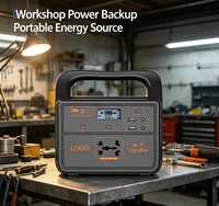 Générateur solaire à onde sinusoïdale pure 300W, station d'alimentation 220V, stockage d'énergie, panneau solaire pliable, démarreur de secours pour la maison et le camping