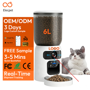 Comedero para Mascotas Elecpet <span class=keywords><strong>6L</strong></span> con Láser Wifi Inteligente Automático y Cámara 1080P HD Video Seguimiento de Mascotas Conectado IA Interactiva - Product Image 1