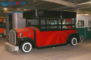 ZD-FT32 Tournée en Angleterre noir et rouge camion de nourriture Usine Alimentaire en Gros Camion Remorque de Chariot de Nourriture Mobile de Rue - Product Image 5