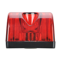 Feux arrière de camion tracteur à LED séquentiels lumineux, clignotants à défilement, feux de position latéraux longs (rouge/ambre)