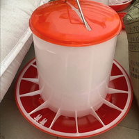 Seau d'alimentation pour poulets durable et léger de 1,5 à 10 kg, mangeoires en plastique pour volailles pour les fermes