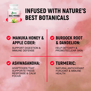 Best Selling Sea Moss Gummies with Total Carbohydrate Upports Metabolic Balance and Energy Immume System Metabolish Gummies - Product Image 3