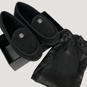 <span class=keywords><strong>Pantofole</strong></span> da <span class=keywords><strong>uomo</strong></span> personalizzate con tallone chiuso, casual, piatte, in velluto a coste, tipo mocassino, da interno - Product Image 1