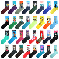Chaussettes d'équipage en coton coloré à la mode pour femmes Chaussettes tricotées avec logo personnalisé en gros